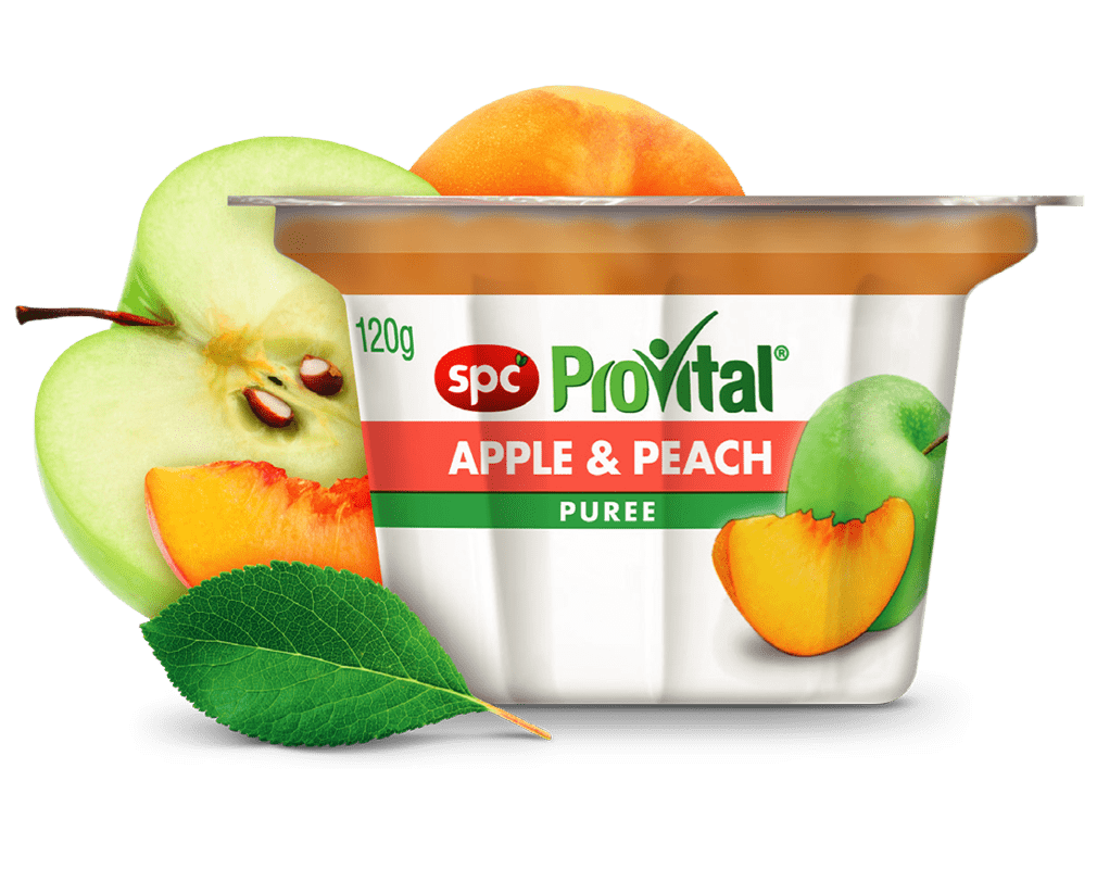 ProVital Apple and Peach Puree single pack