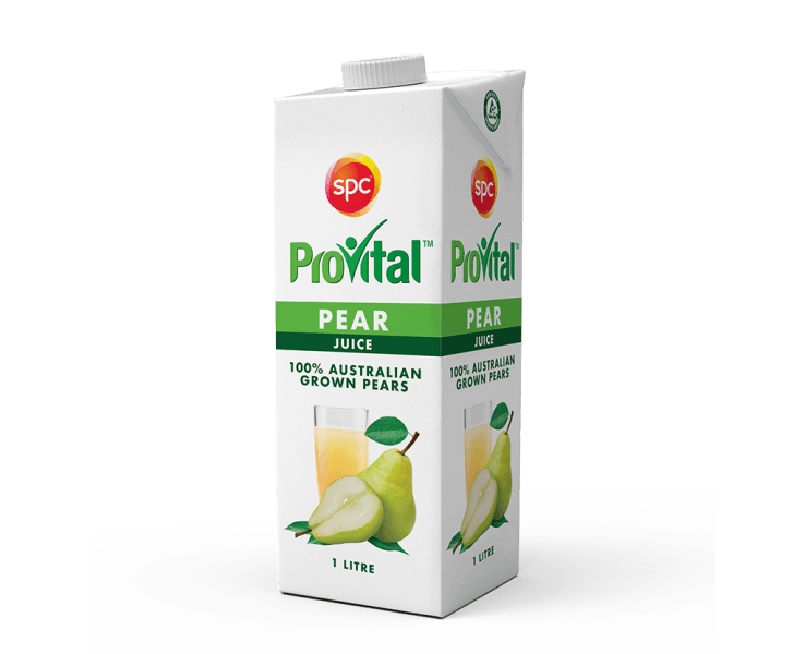 Pear Juice 1L by SPC ProVital is made with 100% Australian Grown Pears